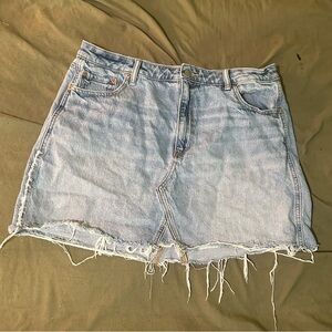 American Eagle denim mini skirt